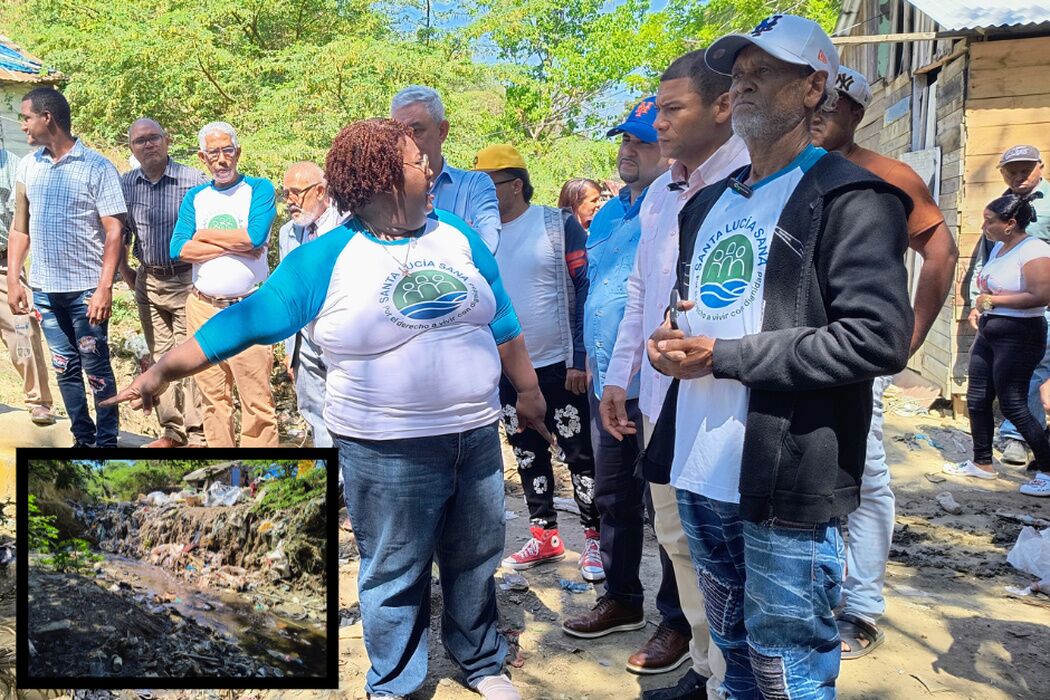 La campaña “Santa Lucía Sana” sitúa a la cañada en la agenda política dominicana