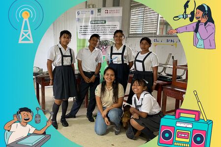 Taller de radio para jóvenes Awajún 