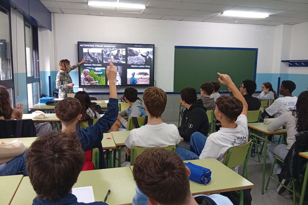 Alumnado gallego conecta los problemas globales con la realidad local en “Juventud en movimiento