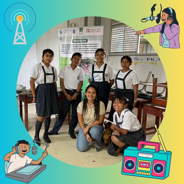 Taller de radio para jóvenes Awajún 