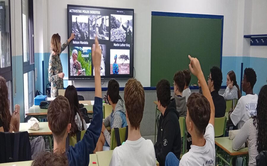 Alumnado gallego conecta los problemas globales con la realidad local en “Juventud en movimiento